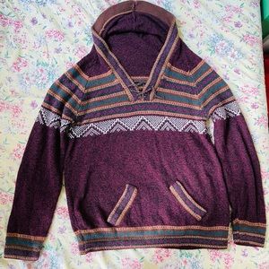 Peruvian Alpaca hooded sweater